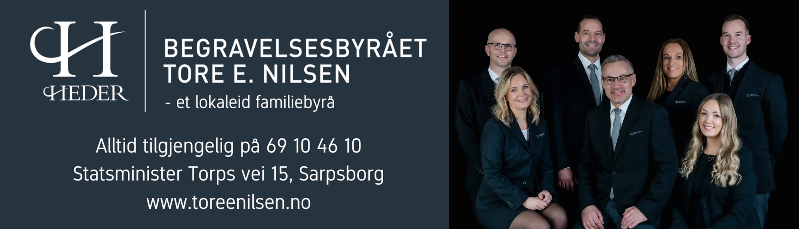 Logo for Begravelsesbyrået Tore E. Nilsen