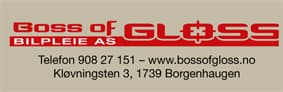 Logo for Boss of Gloss Bilpleie AS