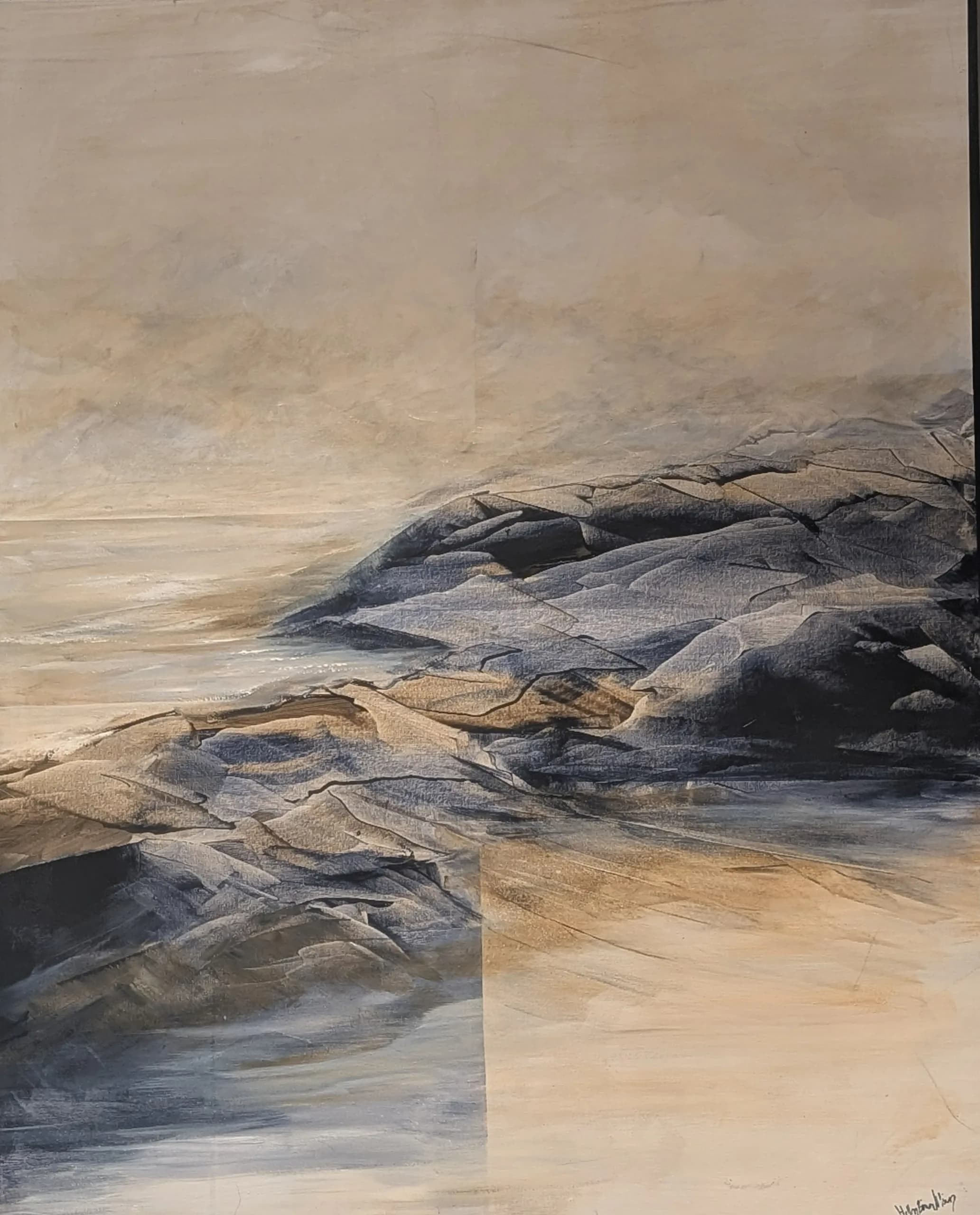 Kunstverk: Svaberg av Hellen Børve Nilsen