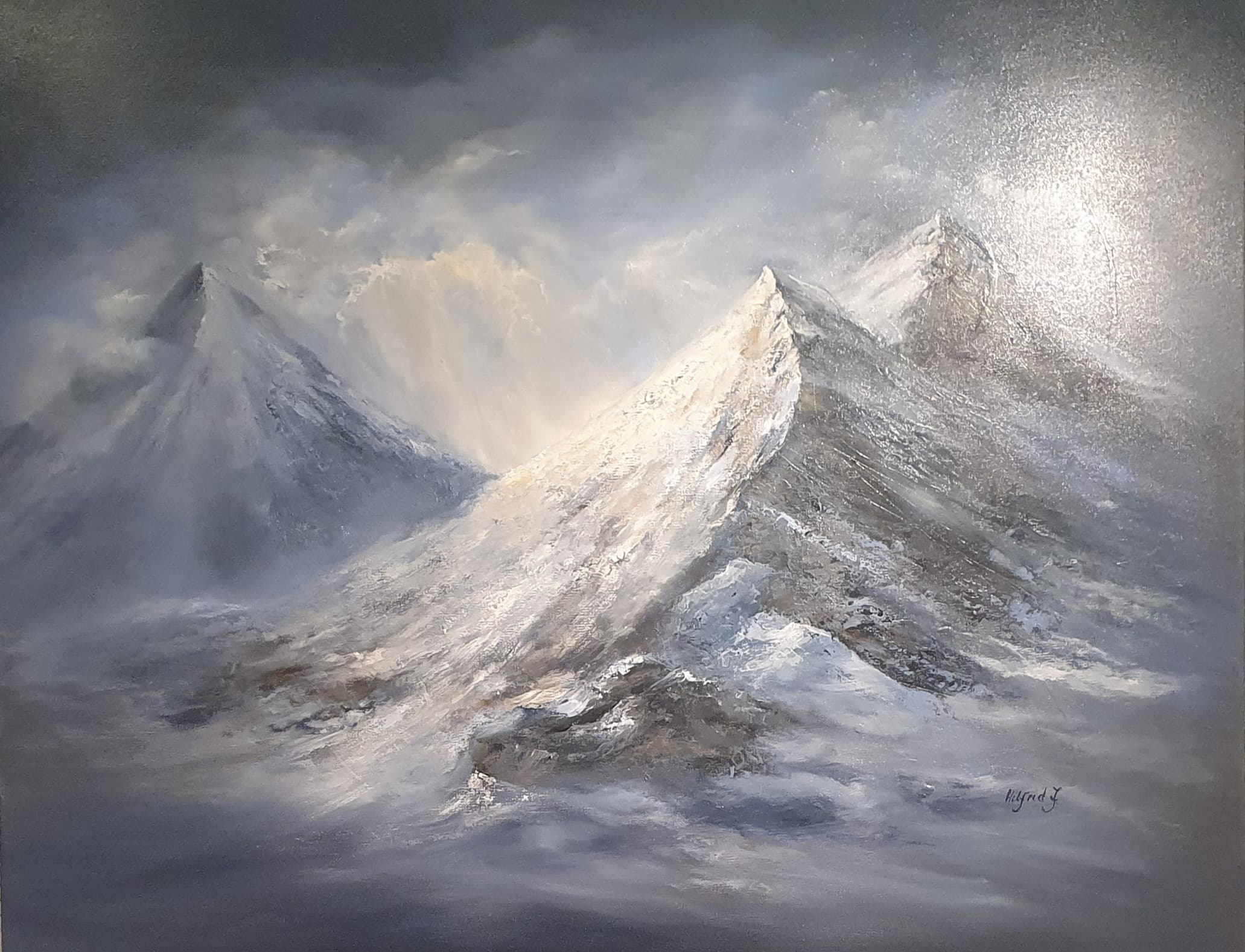 Kunstverk: Et sted imellom av Hilfrid Jensen