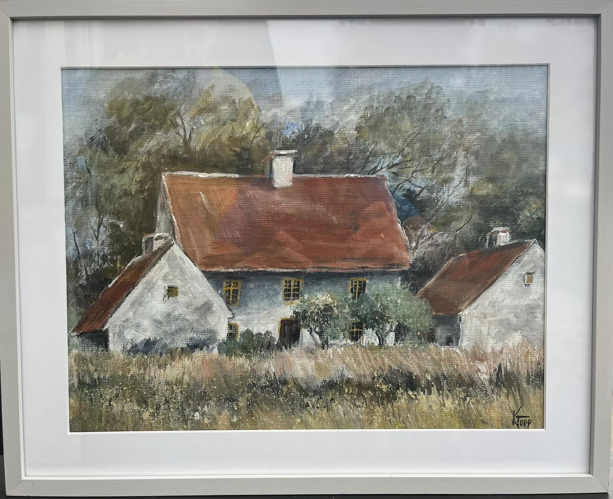Kunstverk: Gammel Gotlandsgård av Karin Torp